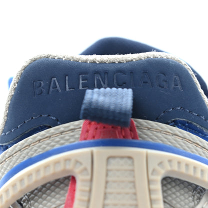 Balenciaga Rubber Mesh Bi-Color Womens Track.2 Open Sneakers 35 Beige Blue Red 9 of 17