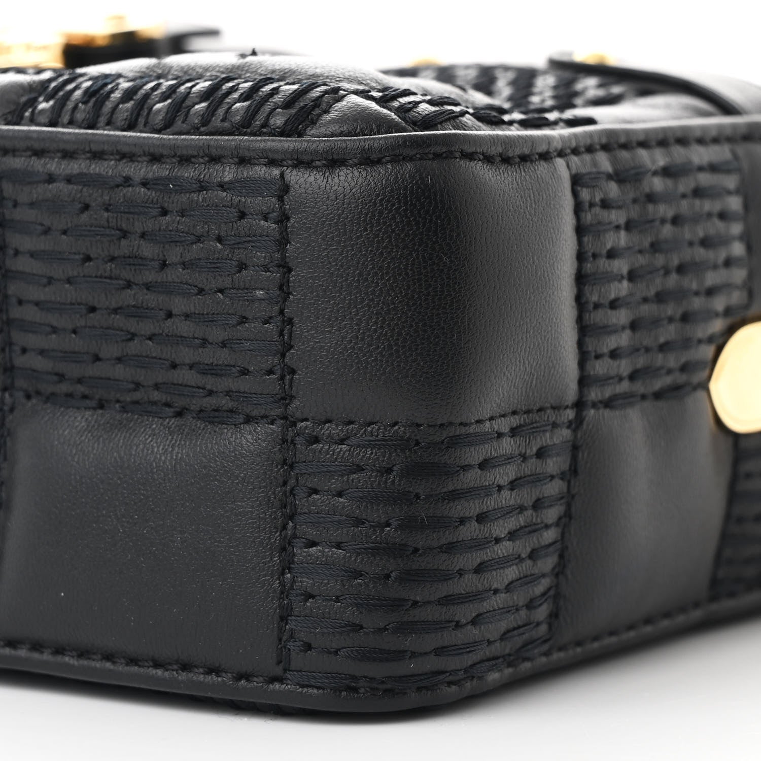 Louis Vuitton Lambskin Damier Quilt Troca PM Black 9 of 10