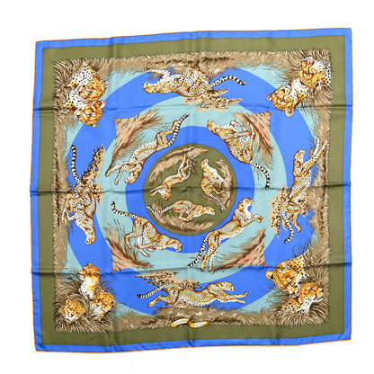 Hermes Silk Guepards Scarf 90 1 of 6