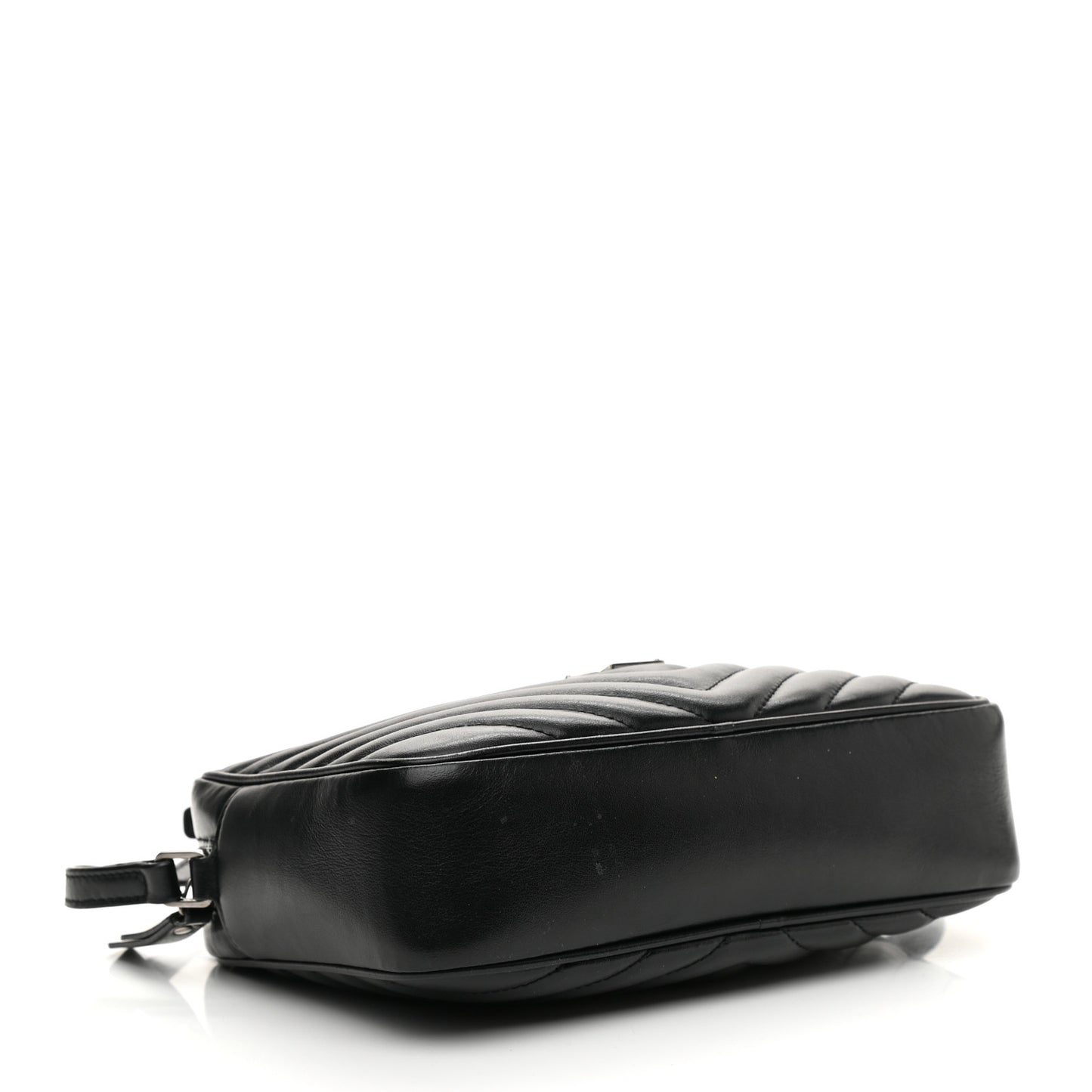 Calfskin Matelasse Monogram Lou Camera Bag Black