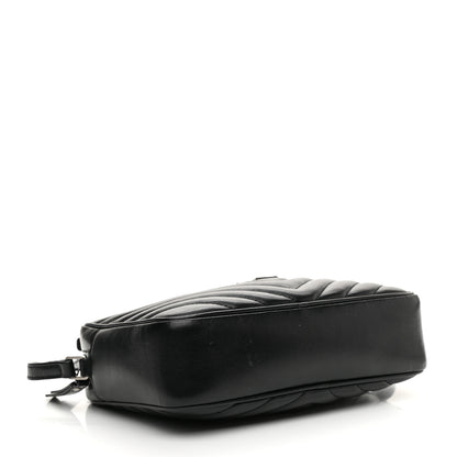 Saint Laurent Calfskin Matelasse Monogram Lou Camera Bag Black 4 of 10