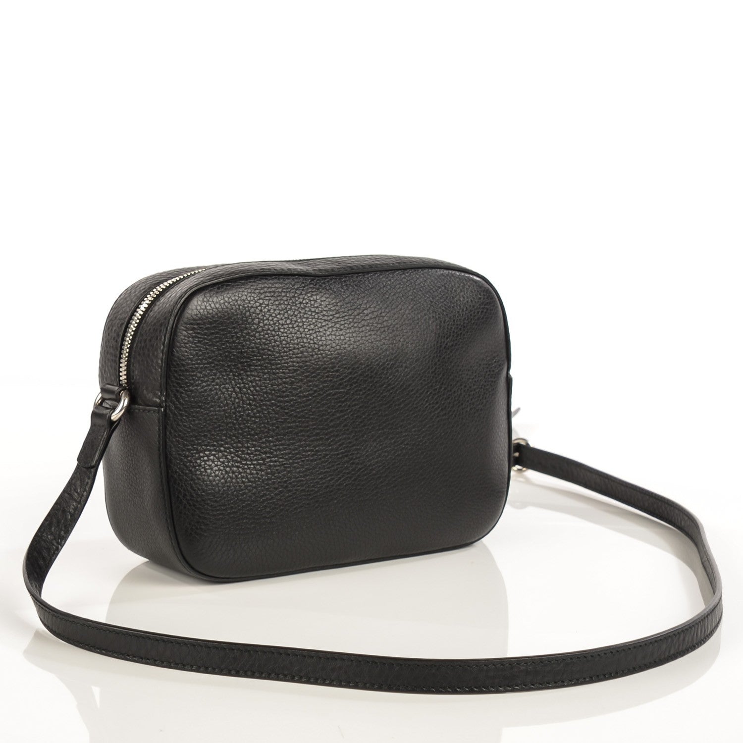 Gucci Pebbled Calfskin Studded Small Soho Disco Bag Black 3 of 8