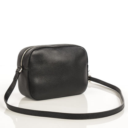 Gucci Pebbled Calfskin Studded Small Soho Disco Bag Black 3 of 8