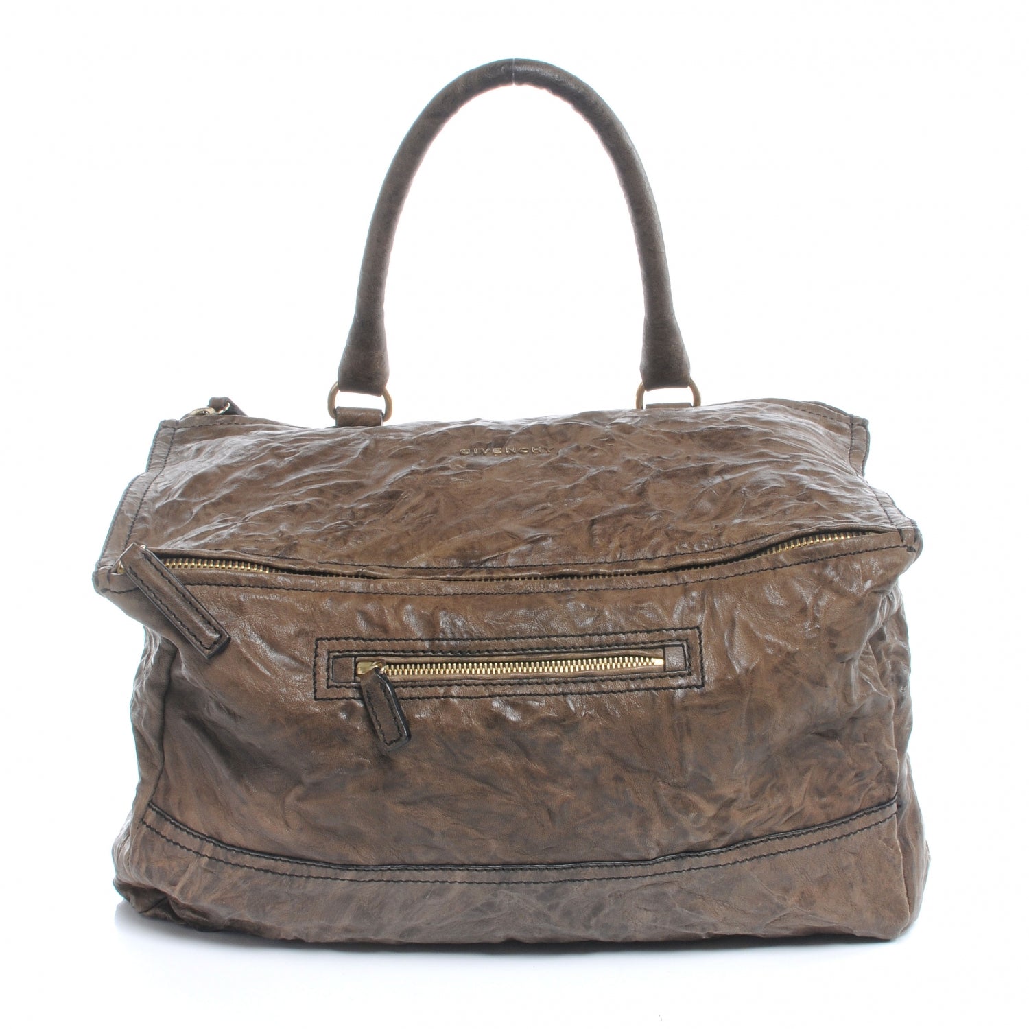Givenchy Tumbled Sheepskin Large Pandora Brown 1 of 8