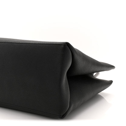 Louis Vuitton Grained Calfskin Lockme Shopper Black 9 of 9