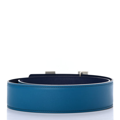 Hermes Epsom Swift 42mm Constance 2 H Belt 85 Bleu Izmir Bleu Saphir 2 of 5