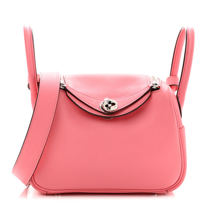 Hermes Swift Mini Lindy 20 Rose Ete 1 of 12
