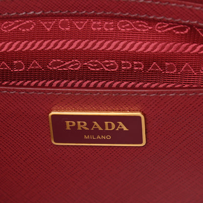 Prada Saffiano Lux Medium Tote Cerise 8 of 13