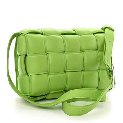 Bottega Veneta Nappa Maxi Intreccio Padded Cassette Crossbody Bag Acid Green 3 of 10
