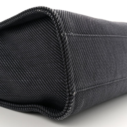 Chanel Mixed Fibers Calfskin Small Deauville Tote Black 8 of 12