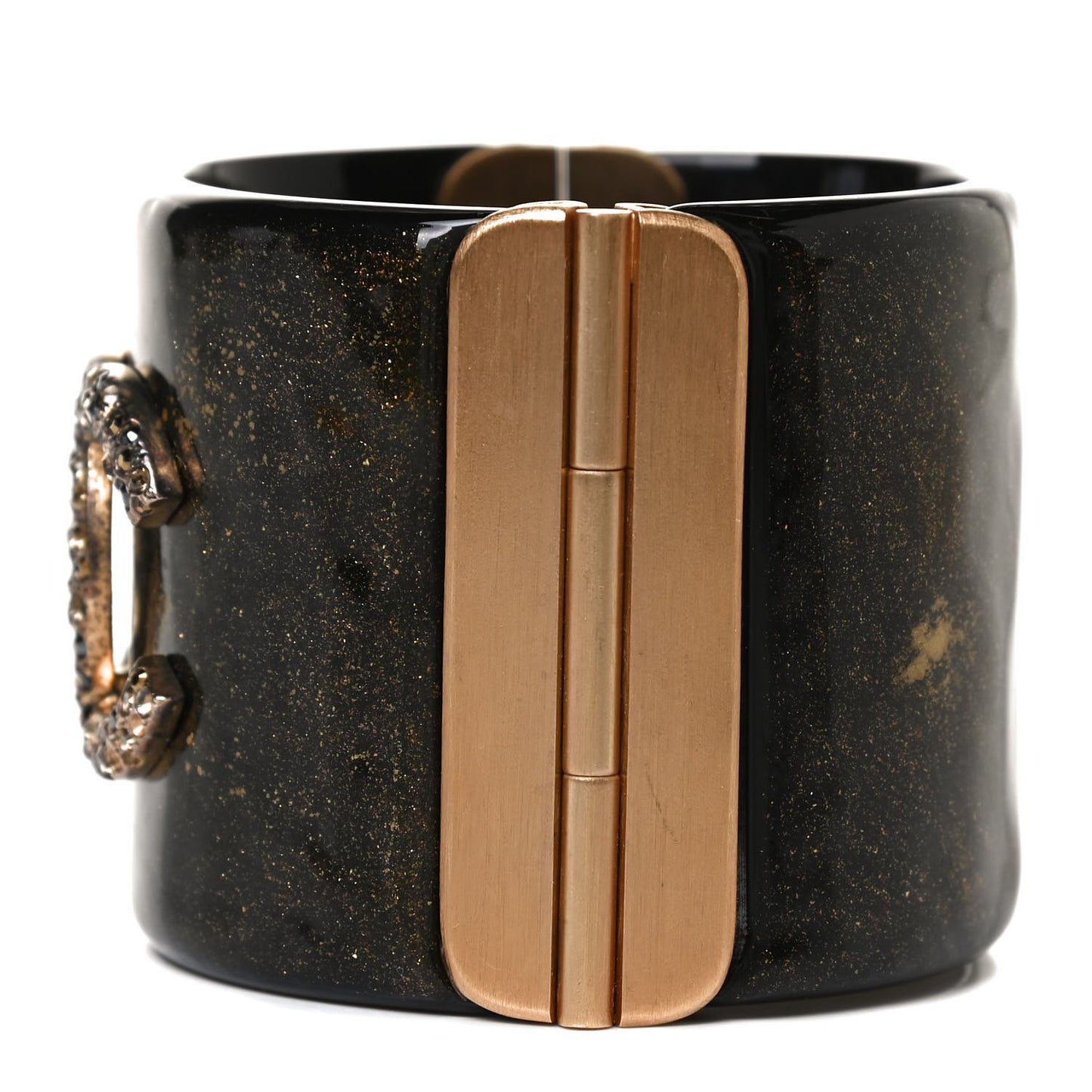 Resin Crystal CC Cuff Black Bronze