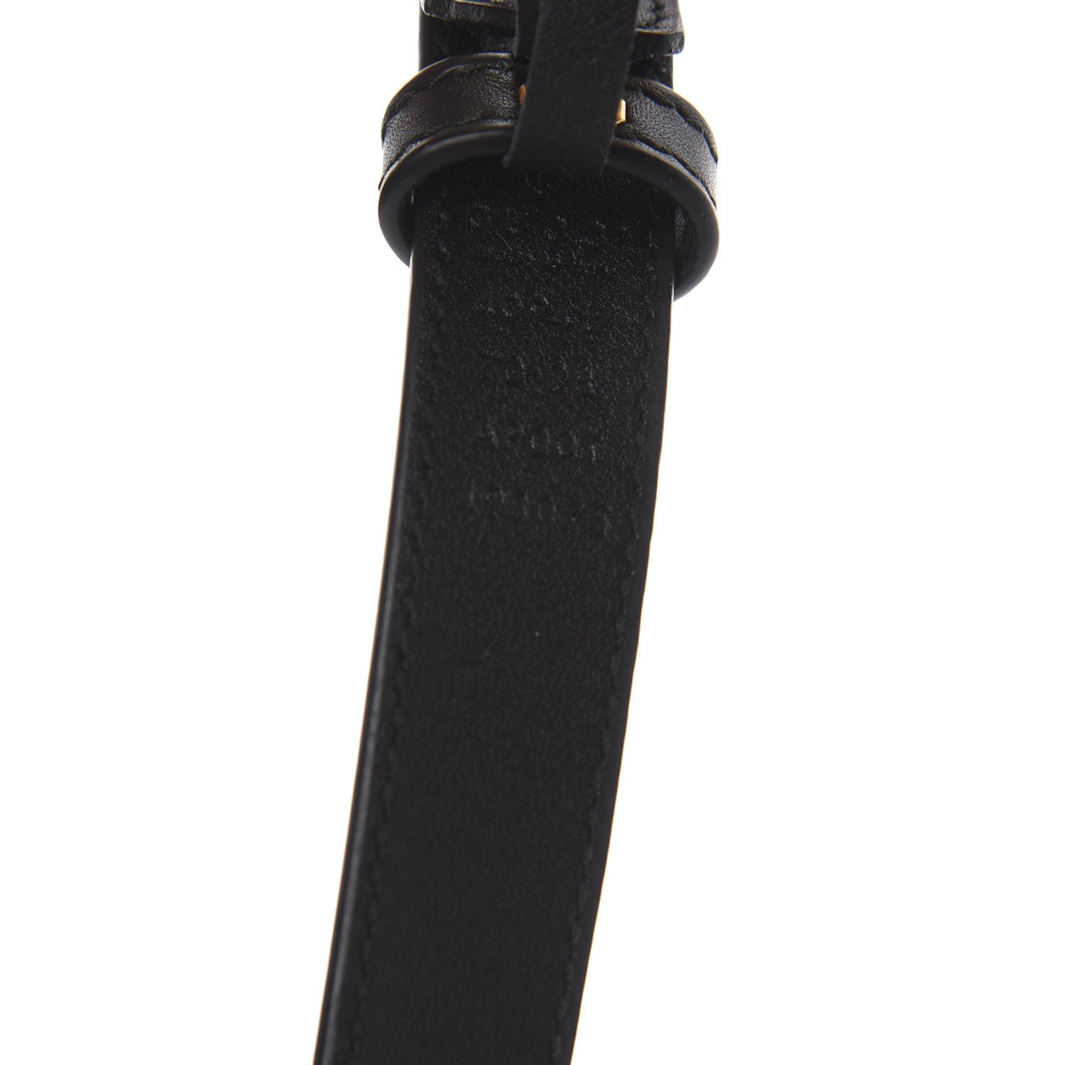 Gucci Calfskin Double G 20mm Belt 70 28 Black 3 of 5