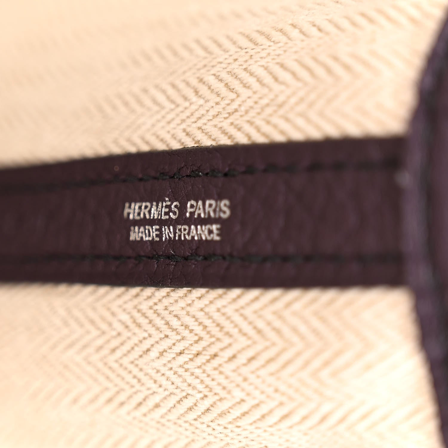 Hermes Vache Country Garden Party 36 MM Raisin 6 of 10