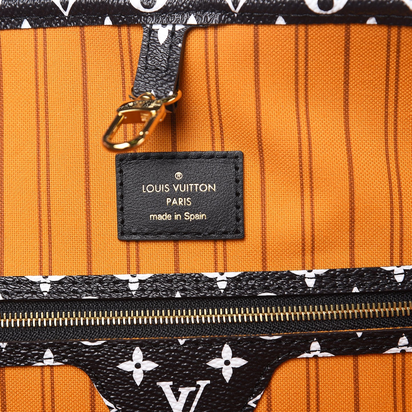 Monogram Giant Jungle Neverfull MM Black