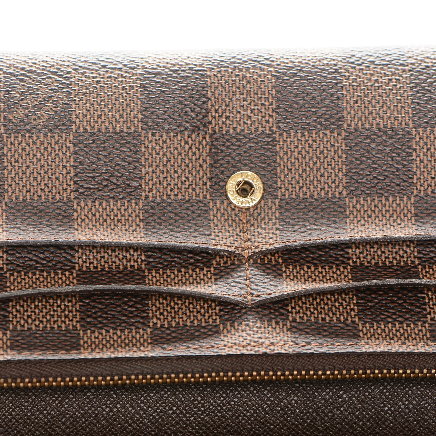 Louis Vuitton Damier Ebene Emilie Wallet 8 of 8