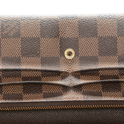 Louis Vuitton Damier Ebene Emilie Wallet 8 of 8