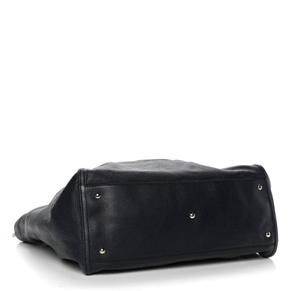 Gucci Pebbled Calfskin Large Soho Shoulder Bag Black 3 of 4