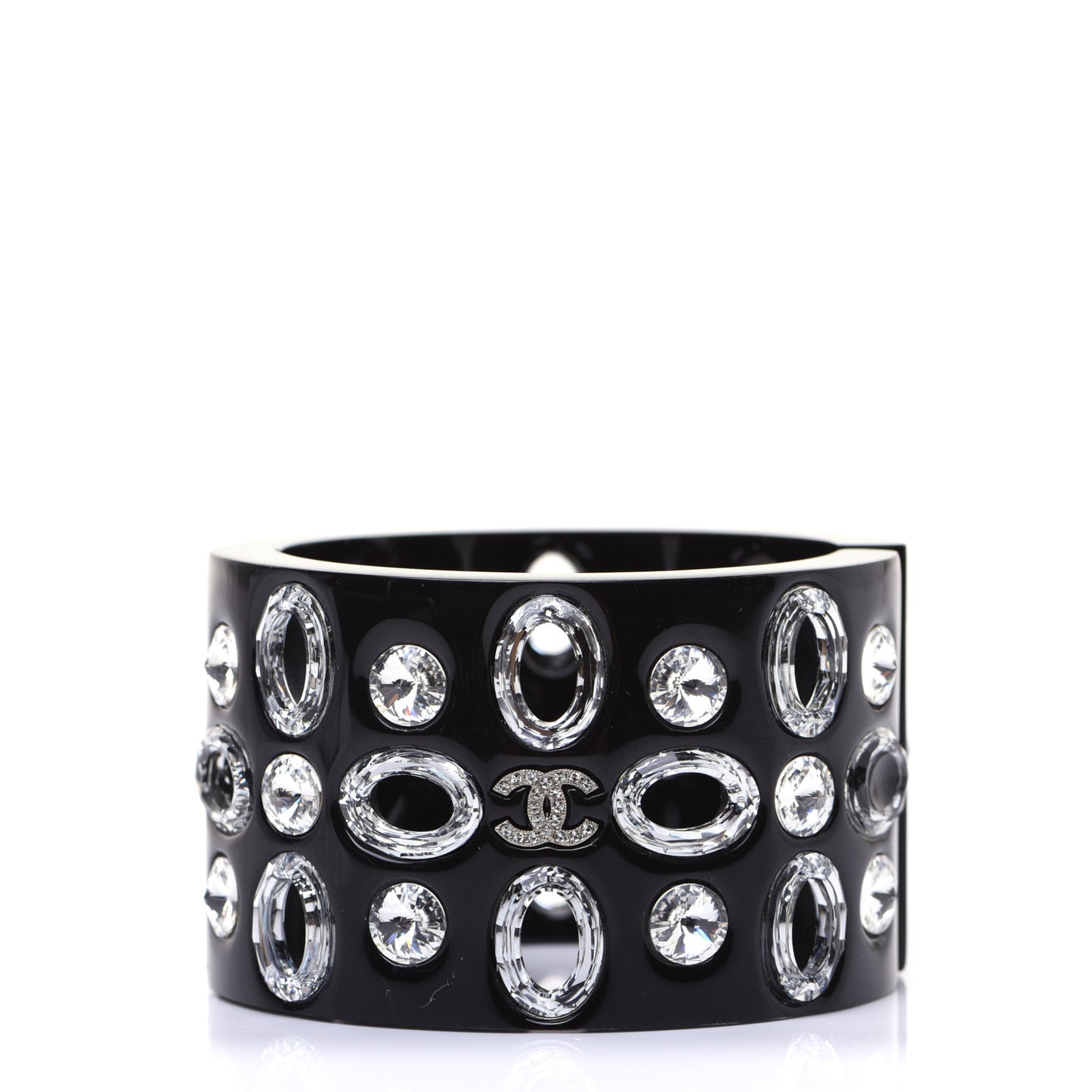 Resin Crystal CC Cuff Black