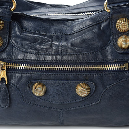 Balenciaga Chevre Giant 21 Gold Hardware Part Time Marine 8 of 35