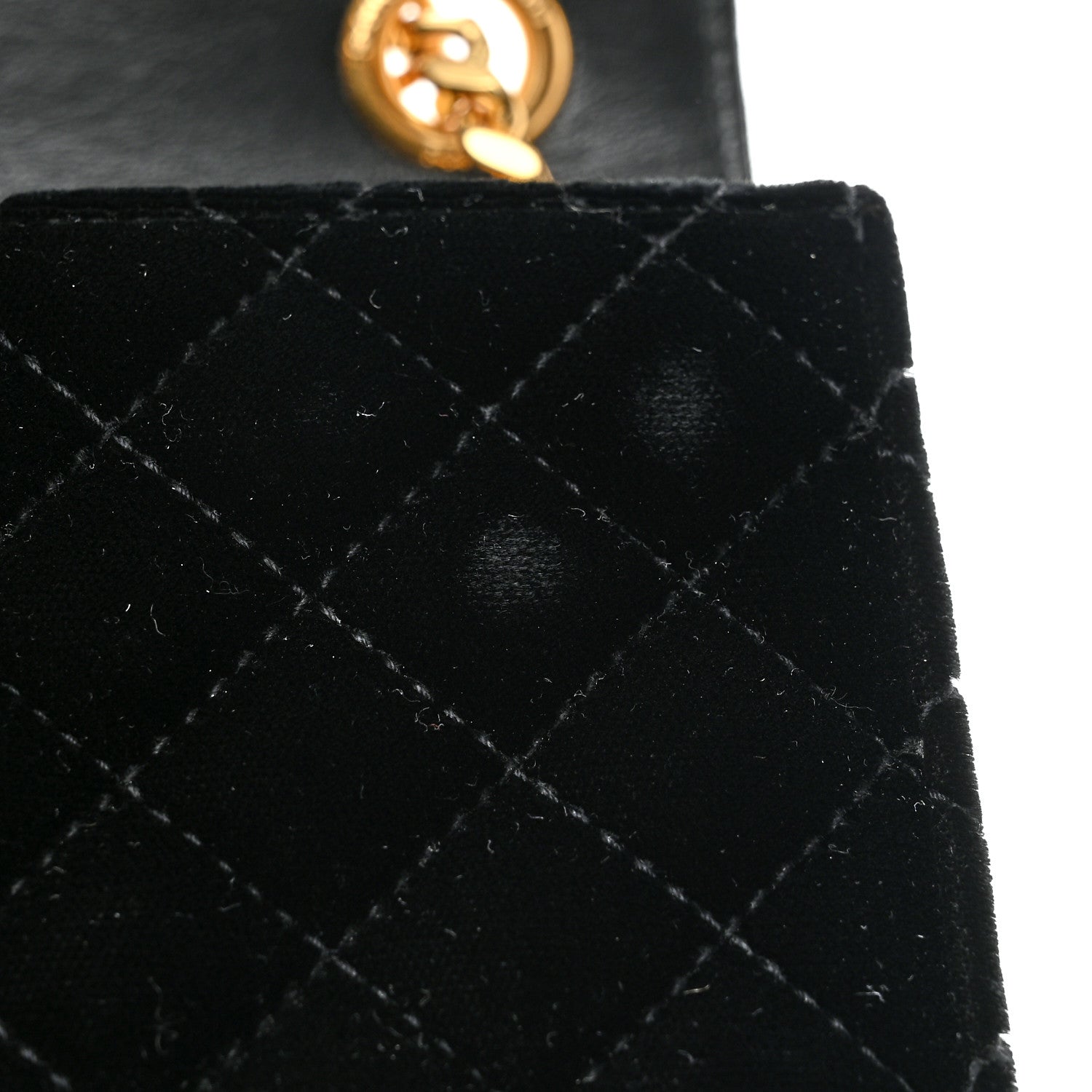 Saint Laurent Velvet Tri-Quilt Monogram Medium College Bag Black 11 of 12