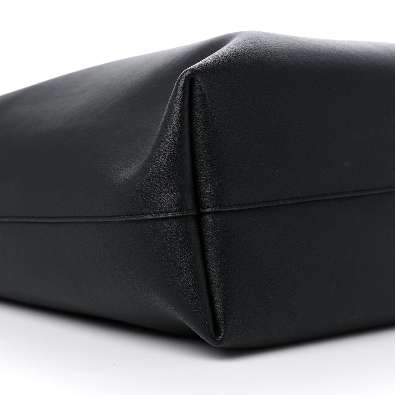 Saint Laurent Calfskin Large Shopping Tote Black 8 of 11