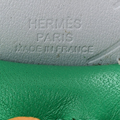 Hermes Milo Lambskin Grigri Rodeo Pegase Horse Bag Charm PM Menthe Sesame Bleu Brume 3 of 6