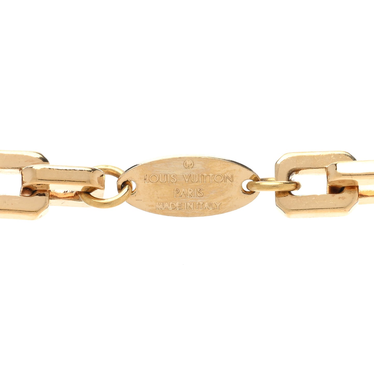 Essential V Chain Long Necklace Gold