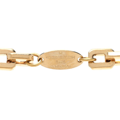 Louis Vuitton Essential V Chain Long Necklace Gold 4 of 4