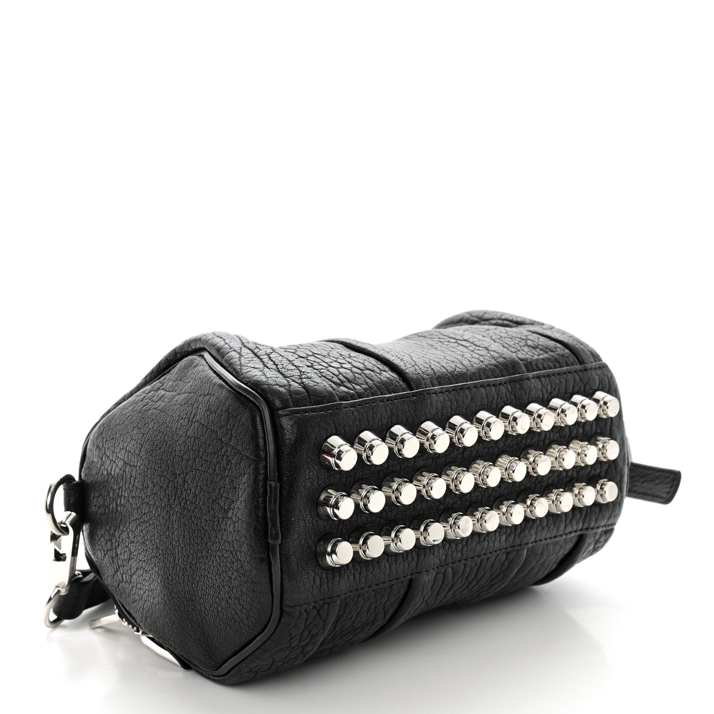 Pebbled Lambskin Mini Rockie Black Rhodium Hardware