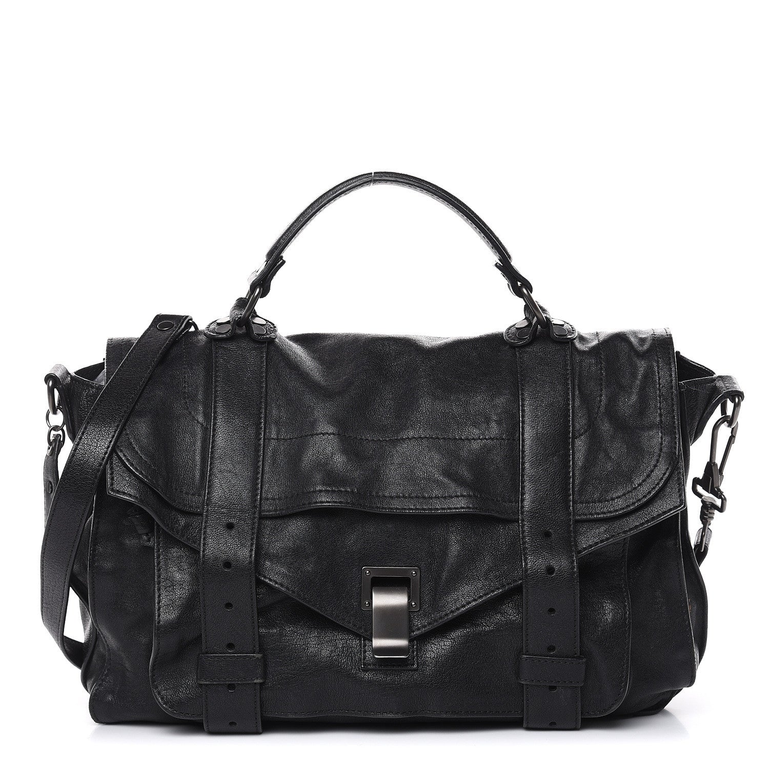 Proenza Schouler Lambskin Medium PS1 Satchel Black 1 of 19