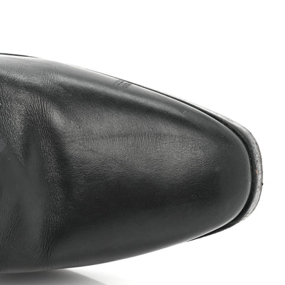 Gucci Calfskin Double G Knee High Boots 39 Black 15 of 15