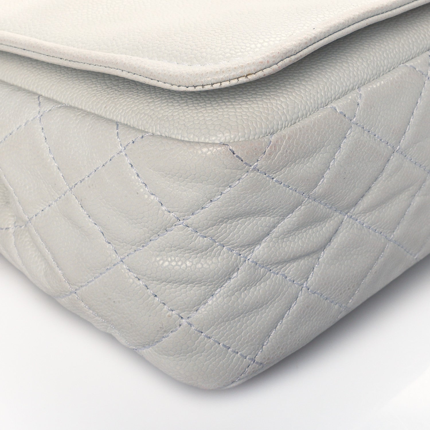 Chanel Caviar Large Timeless CC Flap White 9 of 13