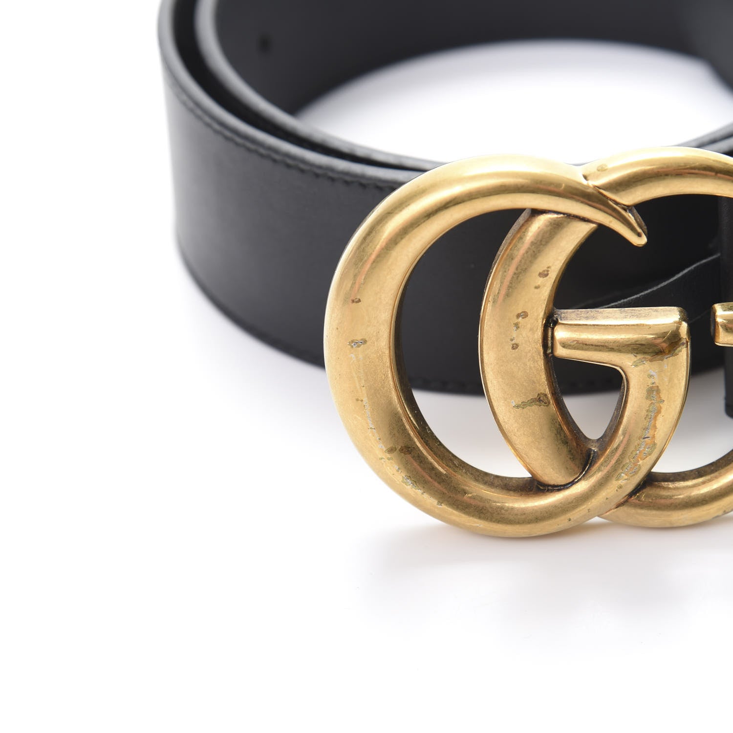 Gucci Calfskin Double G 40mm Belt 75 30 Black 7 of 8