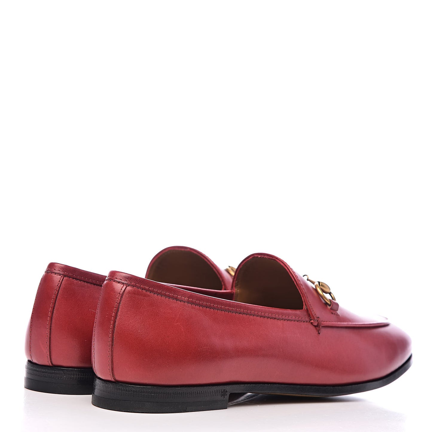 Calfskin Womens Jordaan Loafers 37.5 Hibiscus Red