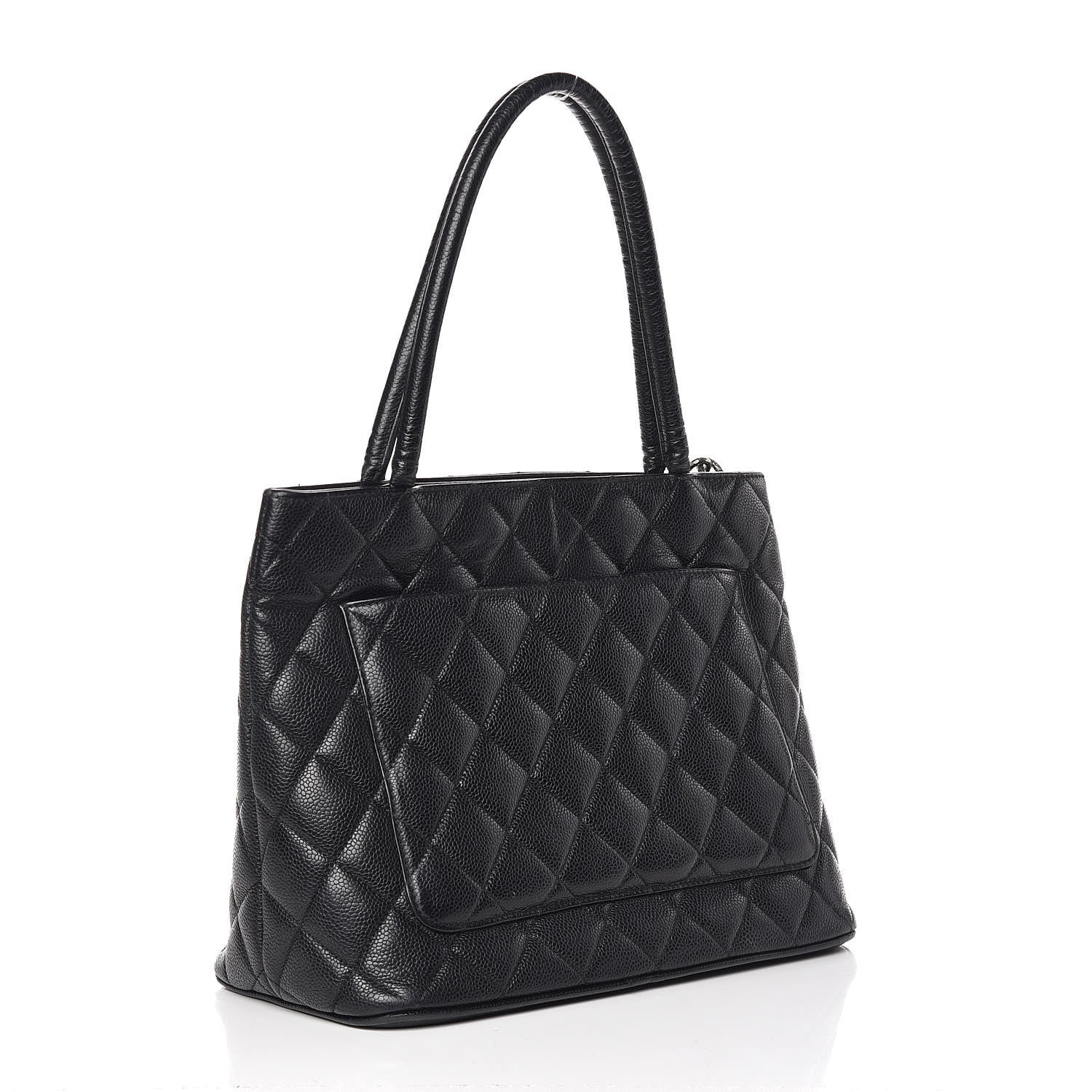 Chanel Caviar Quilted Medallion Tote Black 3 of 15