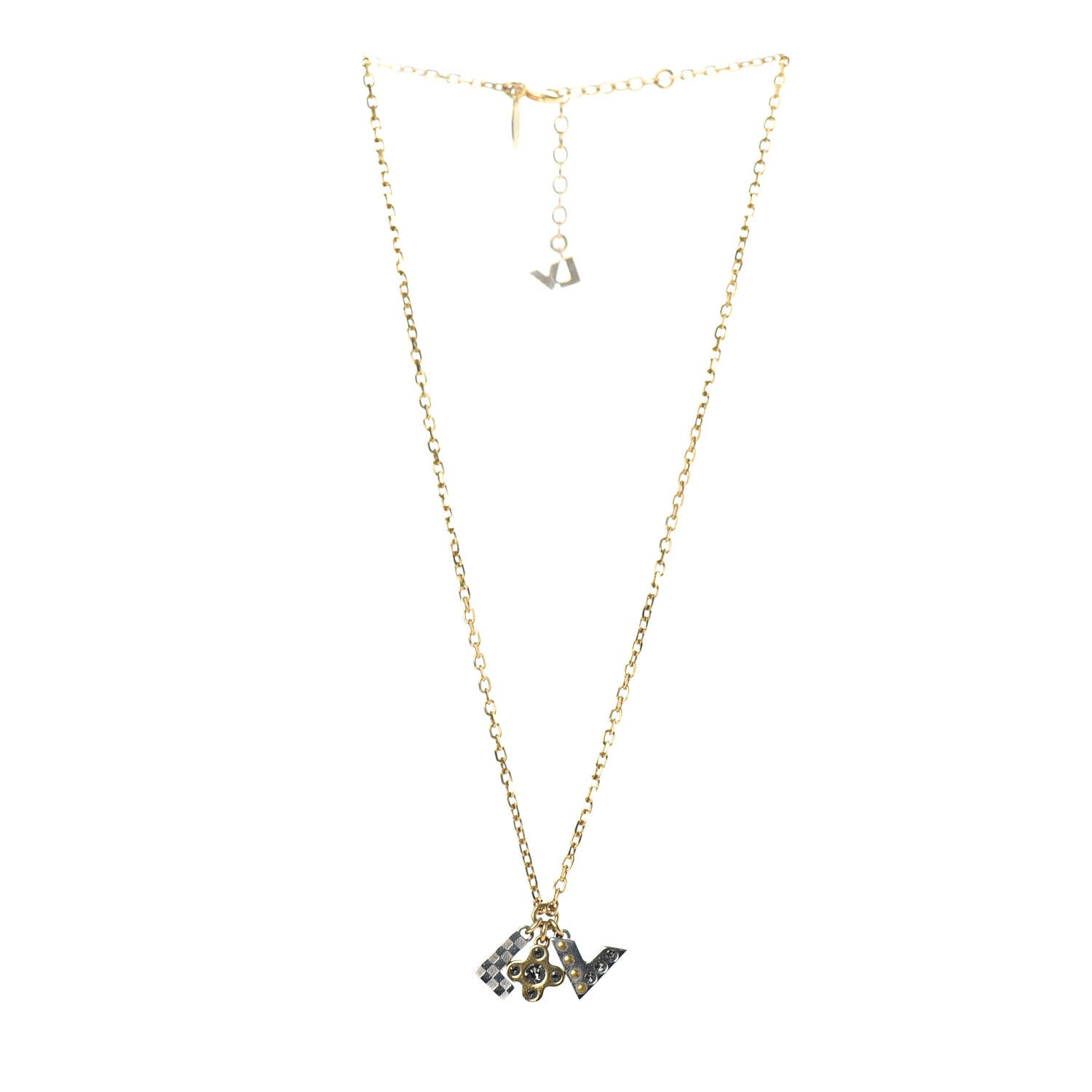 Louis Vuitton Love Letters Pendant Necklace Mutlicolor 3 of 7