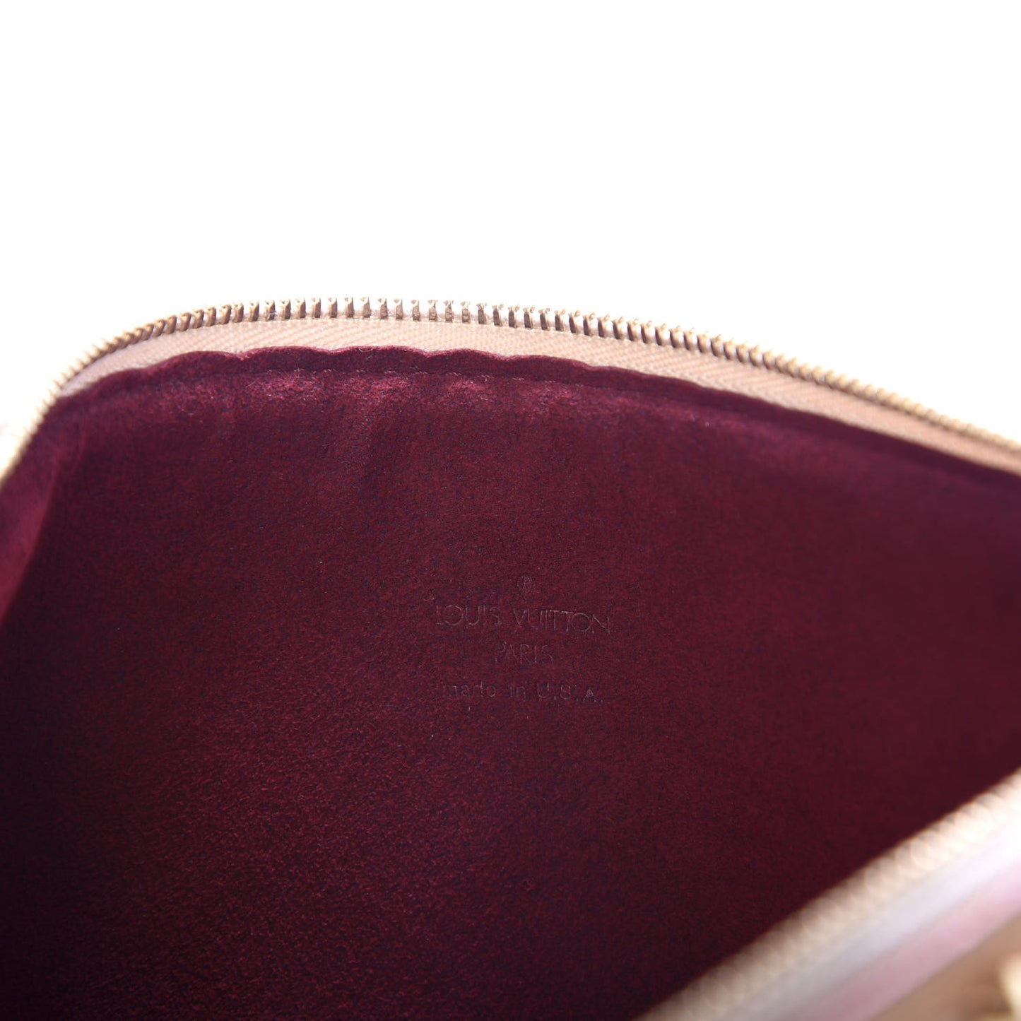 Monogram Multicolor Pochette Accessories White