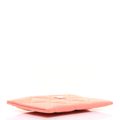 Chanel Caviar Quilted Card Holder Coral 4 of 12