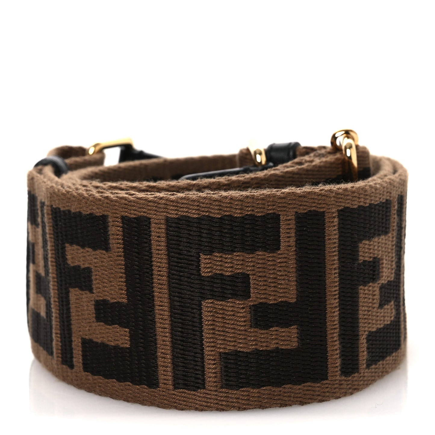 Ribbon Vitello Century FF 1974 Strap You Marrone Black
