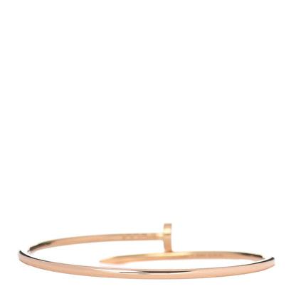 Cartier 18K Yellow Gold Small Juste Un Clou Bracelet 17 3 of 5