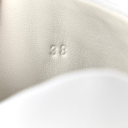 Hermes Calfskin Perforated Day Sneakers 38 White 8 of 8