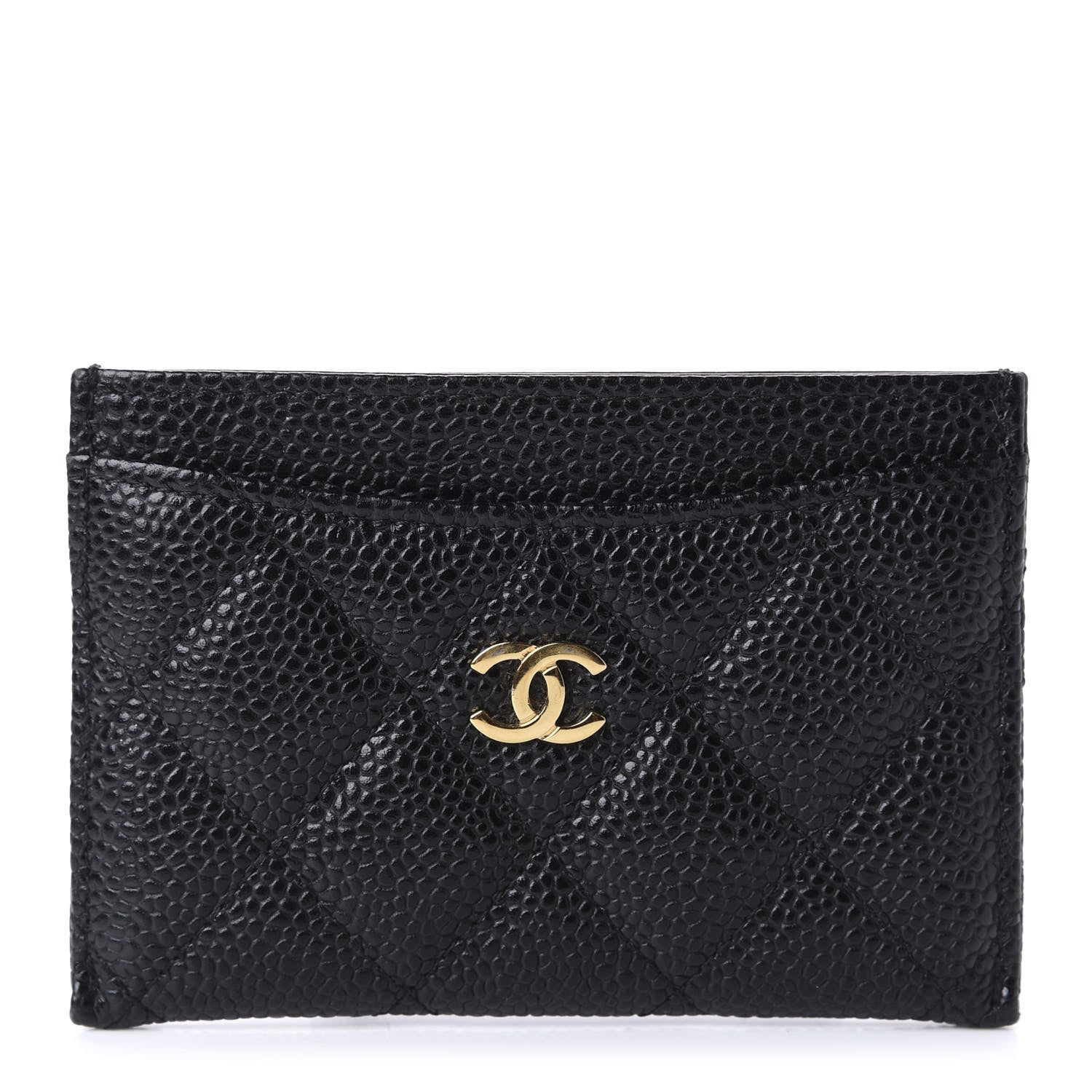 Chanel Caviar Quilted Card Holder Black 1 of 11