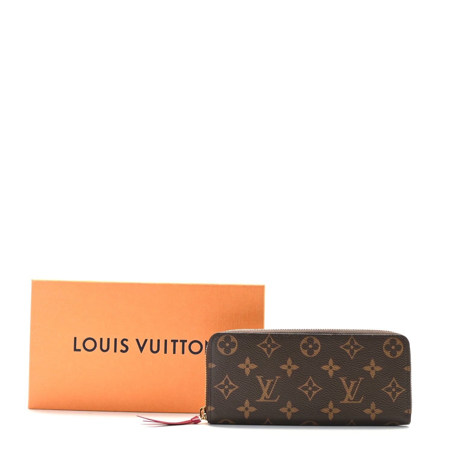 Louis Vuitton Monogram Clemence Wallet Fuchsia 9 of 9