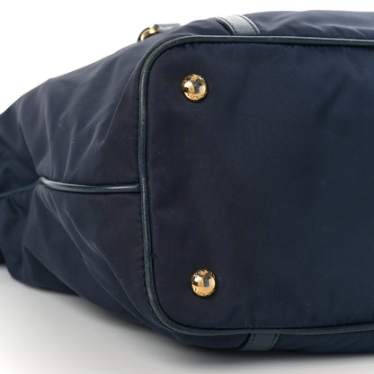 Prada Tessuto Nylon Saffiano Tote Baltico 6 of 7