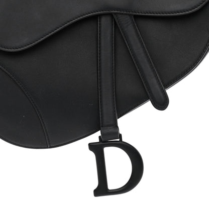 Christian Dior Ultra Matte Calfskin Saddle Bag Black 8 of 13
