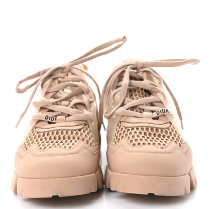 Christian Dior Resille Calfskin D-Connect Sneakers 38.5 Nude 2 of 7