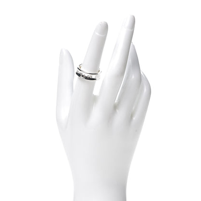 Tiffany Sterling Silver 1837 Band Ring 54 7 2 of 5