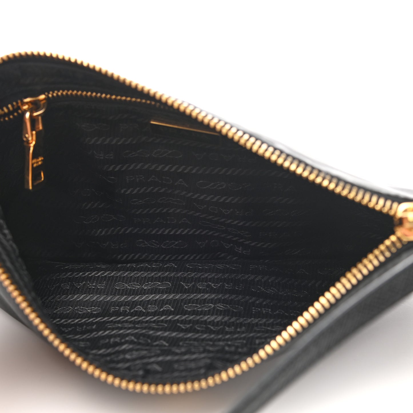Tessuto Nylon Pochette Bag Black