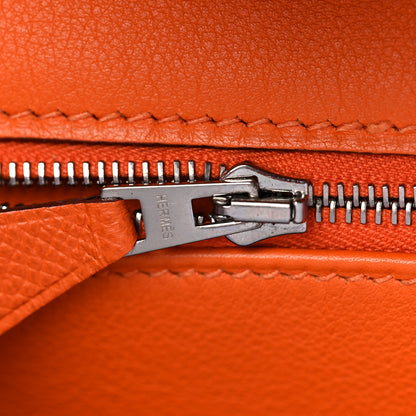 Hermes Epsom Birkin 35 Orange 12 of 34