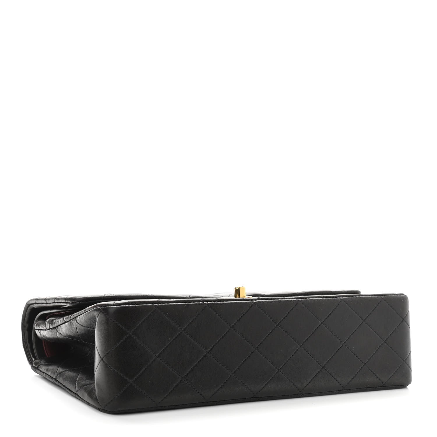 Chanel Lambskin Quilted Medium Double Flap Black 4 of 11